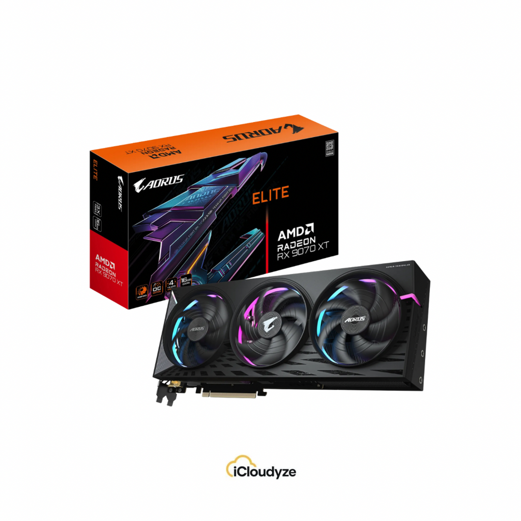 PLACA DE VIDEO GIGABYTE RX
9070 XT AORUS ELITE 16GB