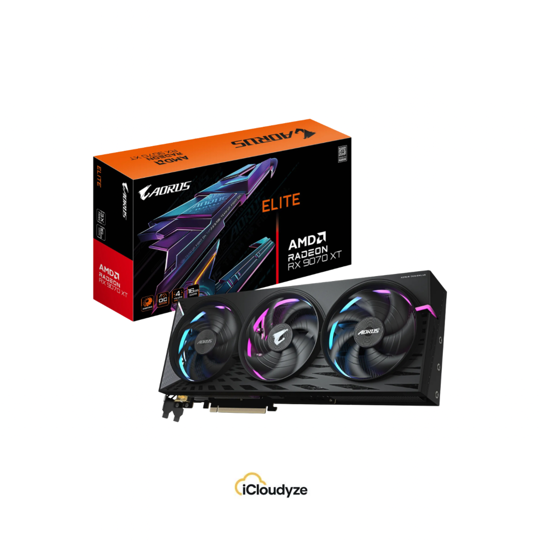 PLACA DE VIDEO GIGABYTE RX
9070 XT AORUS ELITE 16GB