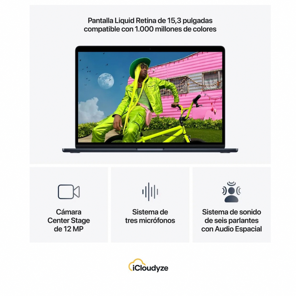 MacBook Air 15 CHIP M5 de 512GB Color Blue