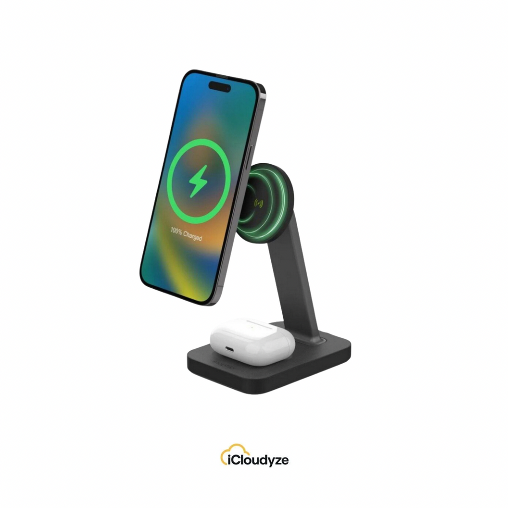 Base de carga Magnetica mophie – Wireless 2 en 1